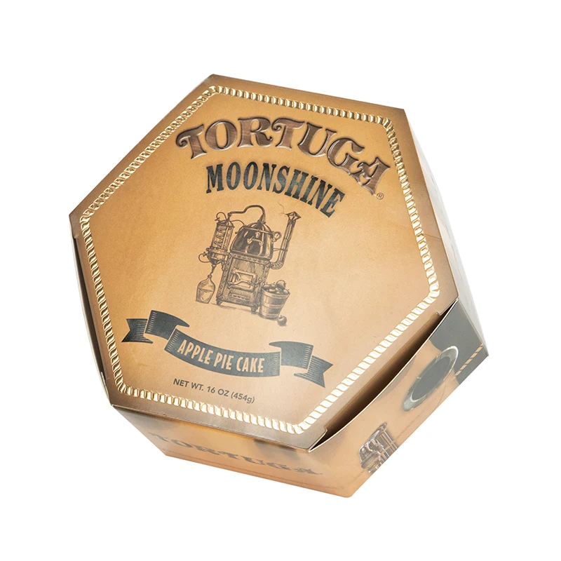 Hatszögletű ajándék papírdoboz