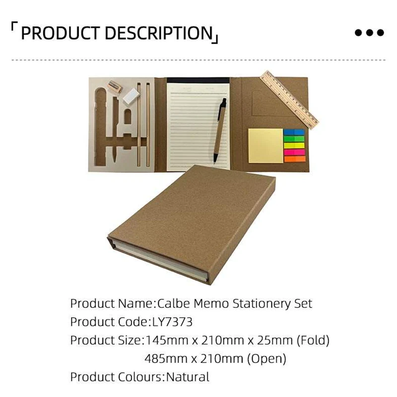 Sticky Notepad And Notebook Set